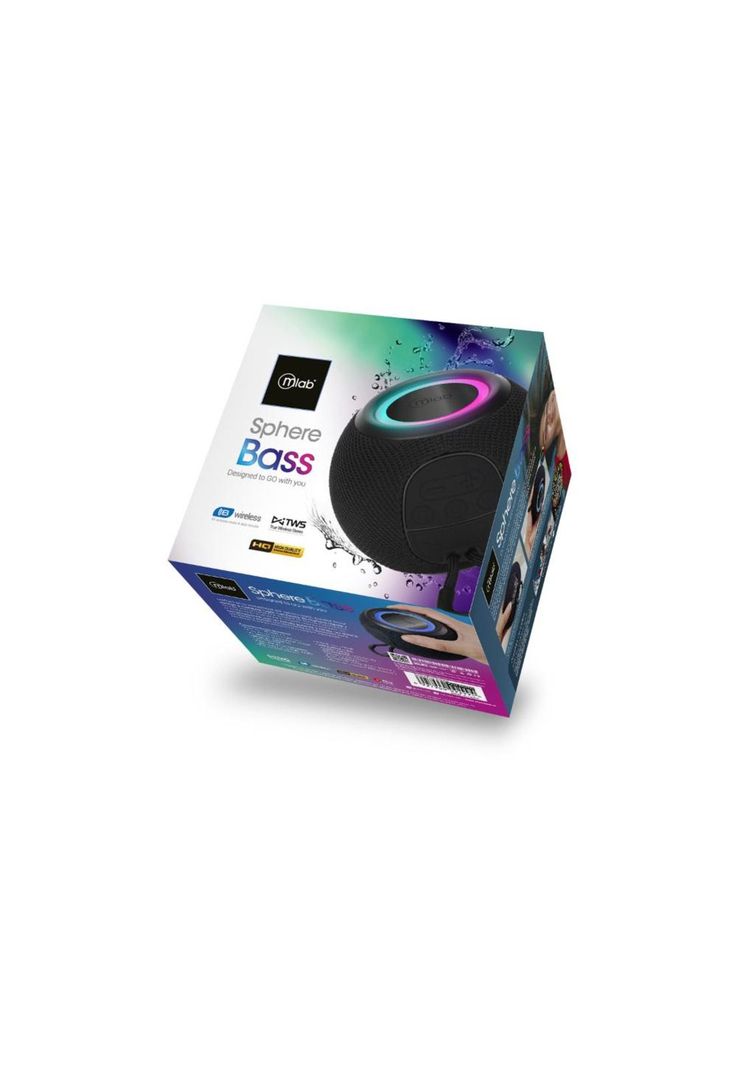 Parlante Portátil Bluetooth Sphere Bass IP65 TWS Mlab-5