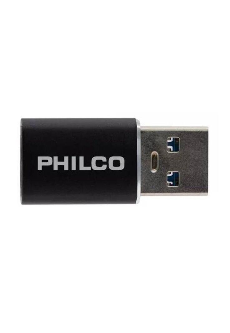 Adaptador PHILCO USB-C (H) a USB-A (M),  USB 3.1-1