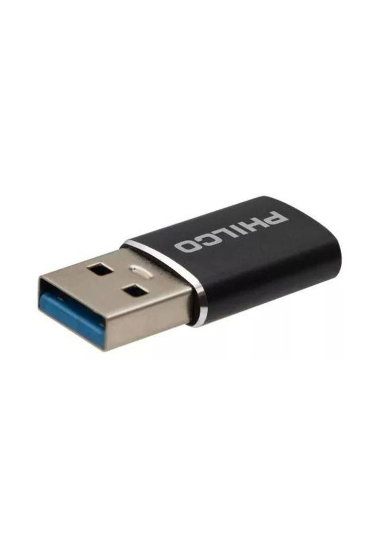 Adaptador PHILCO USB-C (H) a USB-A (M),  USB 3.1-2
