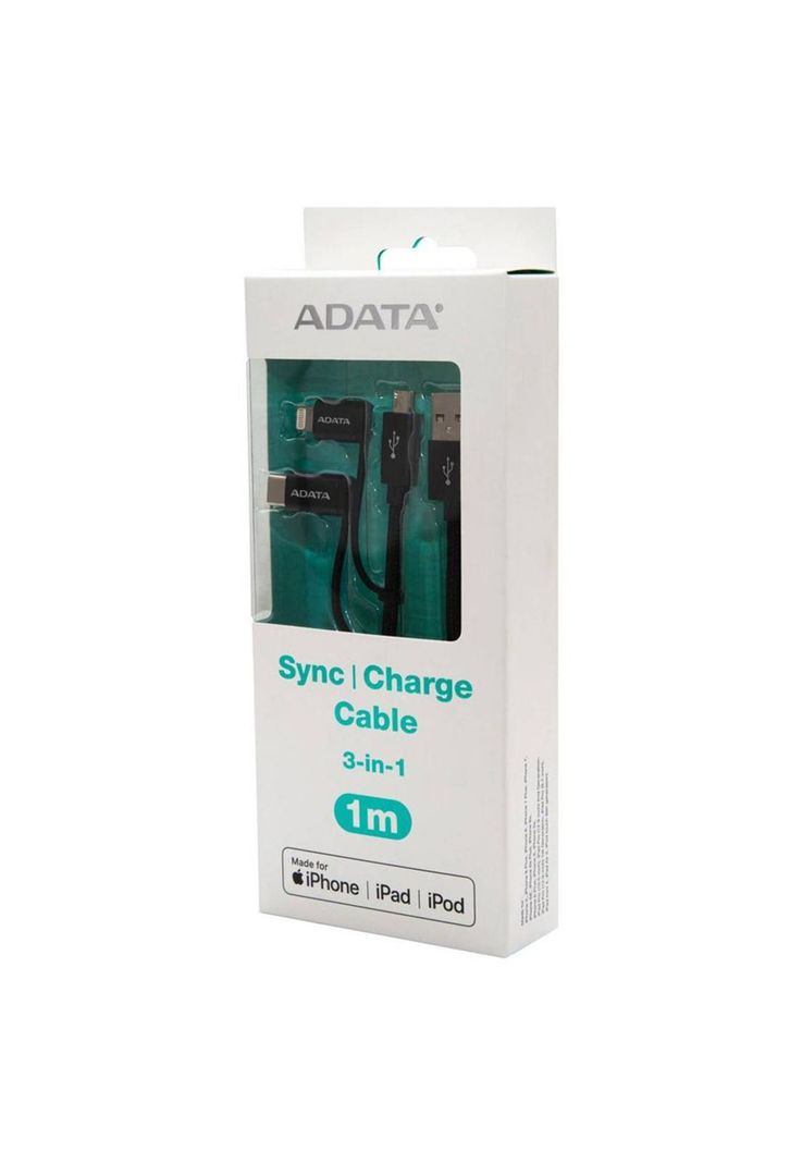 Cable Adata Micro Usb 3 EN 1-2