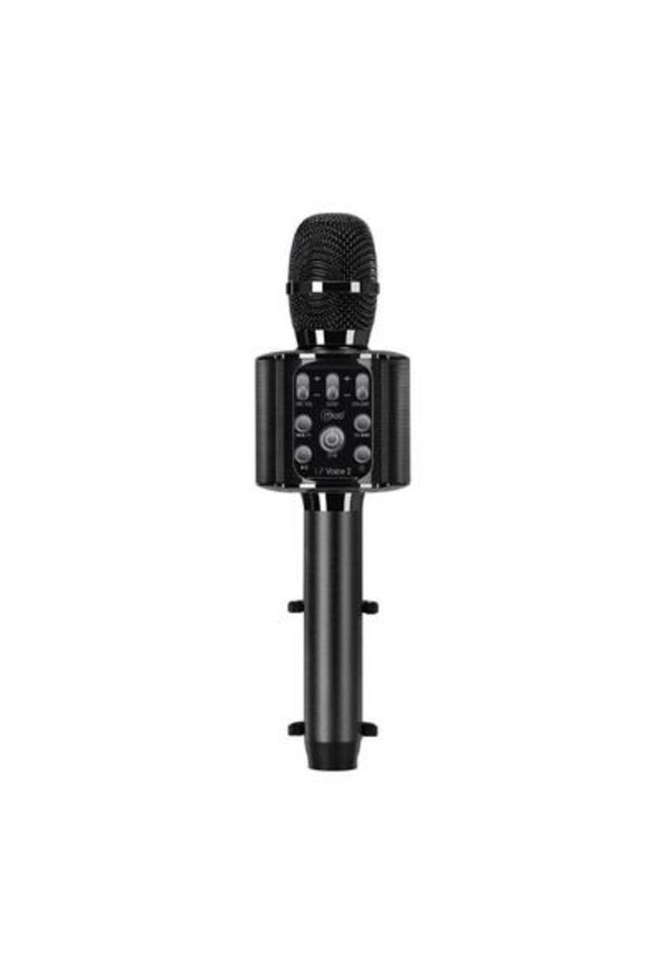 Micrófono Karaoke Lil Voice 2 Led Soporte Metal 8910-0