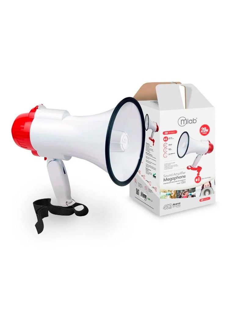 Mlab Megafono 15w Con Grabacion-2