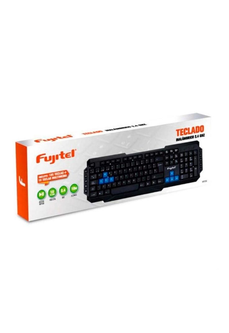 Teclado Inalámbrico Standar Usb 115 Teclas Fujitel Fx-2