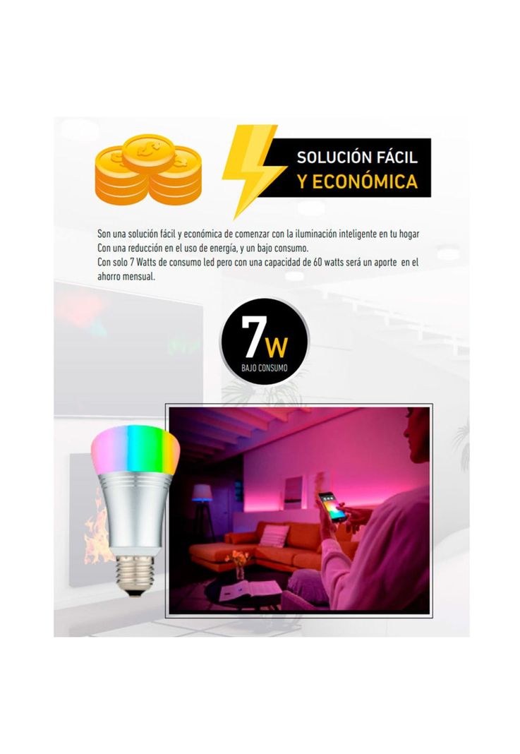 Ampolleta E27 Smart Wi-fi Irt Fria Fx-6