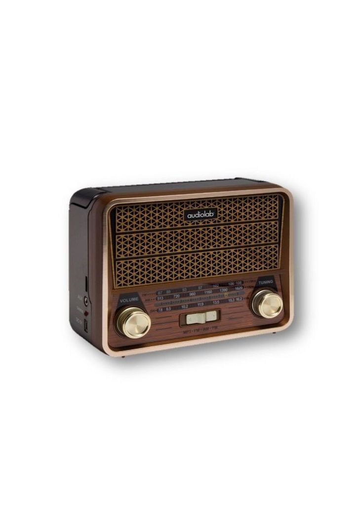 Radio Parlante Mini Retro Bluetooth Audiolab Gs-f821u Fx-0
