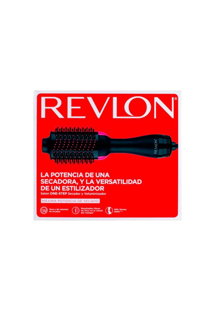 Cepillo Secador Alisador One Step Revlon - Original-3