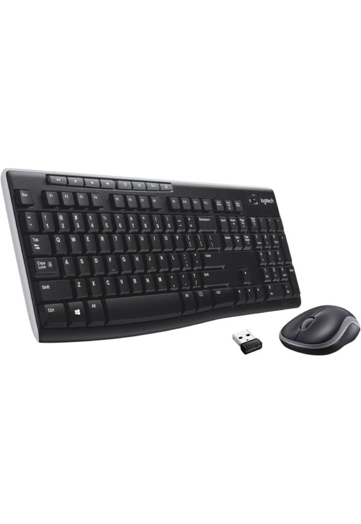Combo Teclado Mouse Logitech Inalámbrico MK270-1