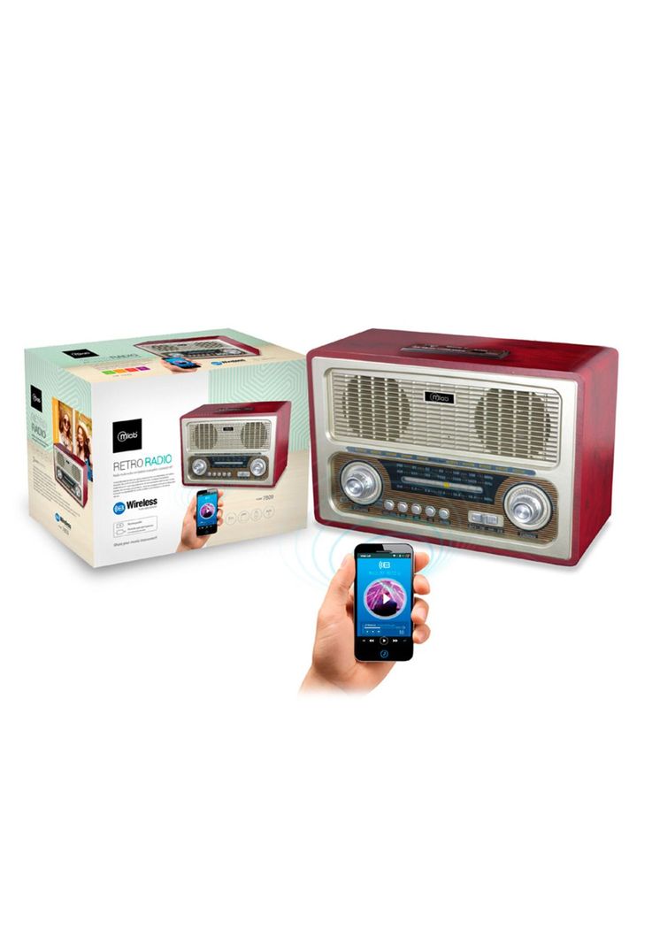 Parlante Bluetooth  Retro Radio Mlab 7809-0