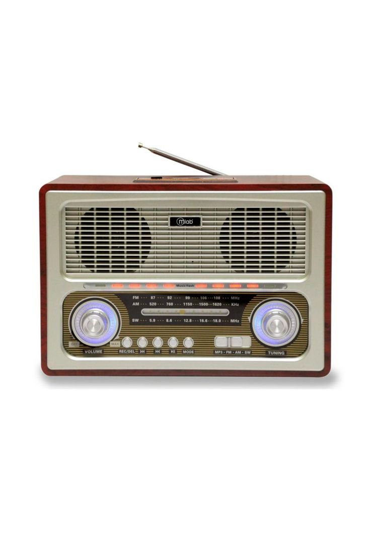 Parlante Bluetooth  Retro Radio Mlab 7809-2