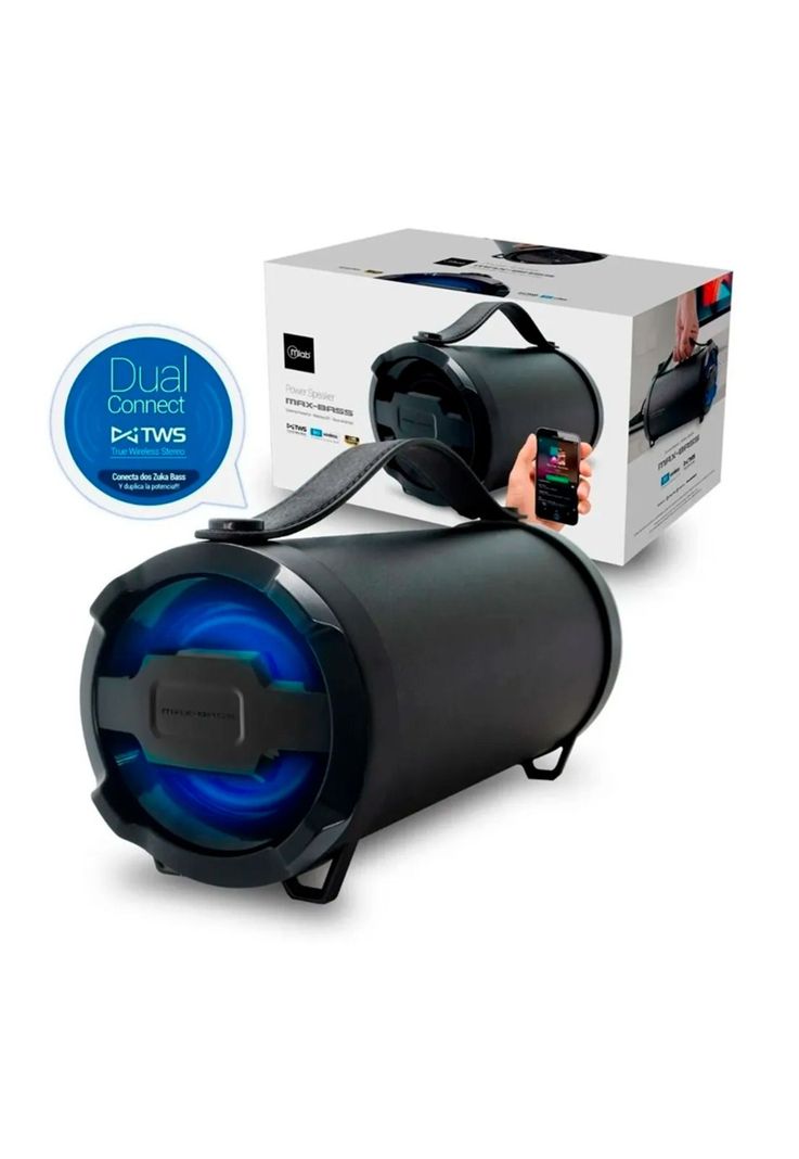Parlante Bluetooth Max-BASS Mlab 8531 Fm Aux Sd Usb-3