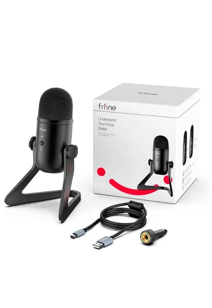Microfono Condensador Fifine K678 Prophone USB-5