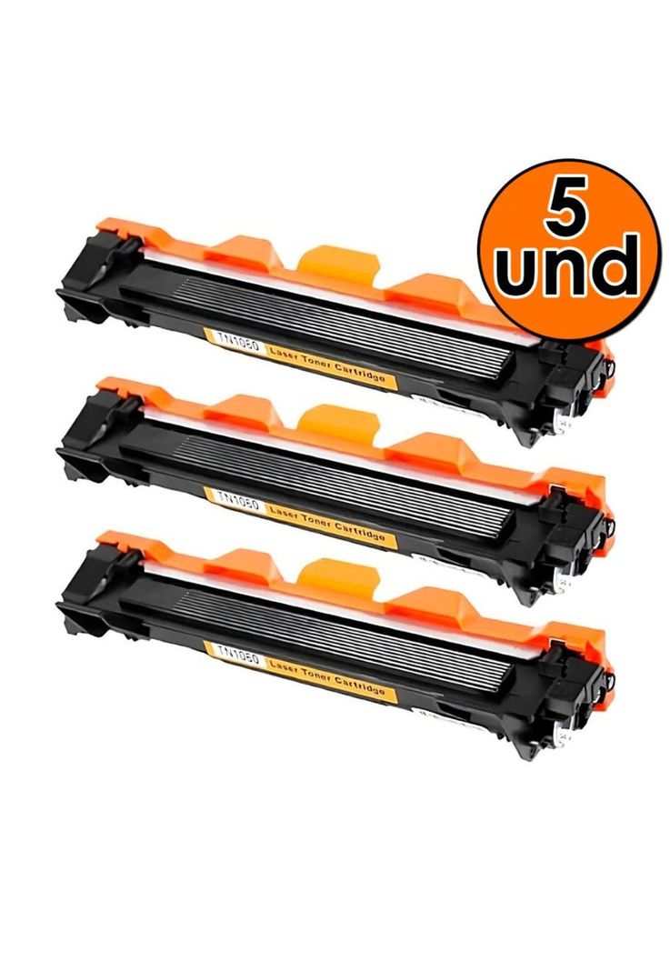 Pack de 05 Toner 1060 Alternativo Compatible Impresoras Brother-0