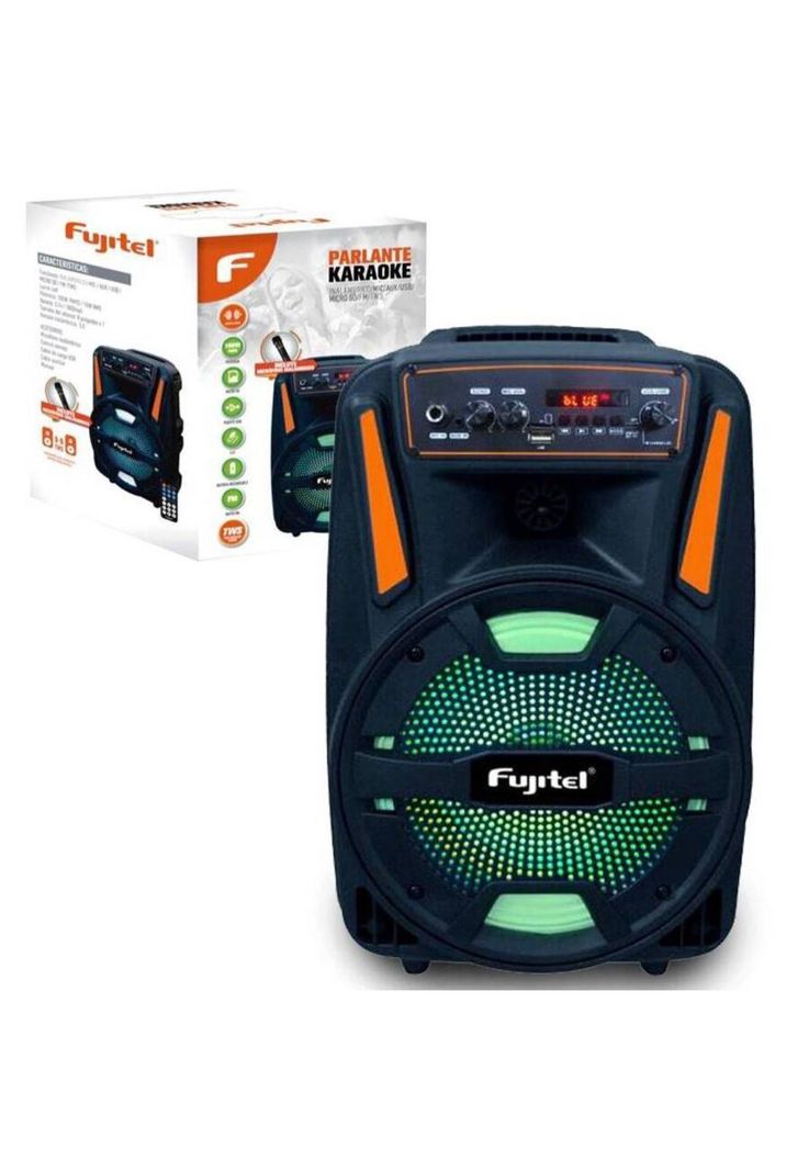 Karaoke Portátil Fujitel Bluetooth 8 Pulgadas Bt8l1-2