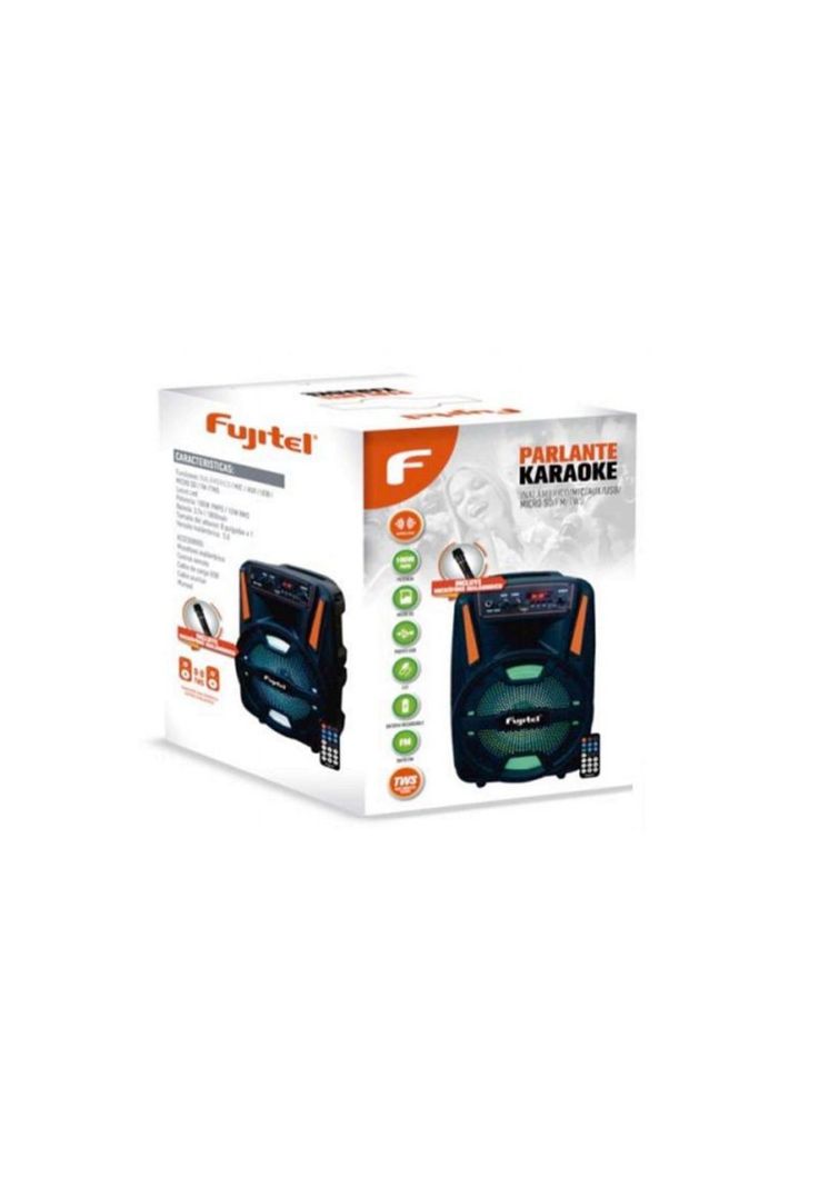 Karaoke Portátil Fujitel Bluetooth 8 Pulgadas Bt8l1-3