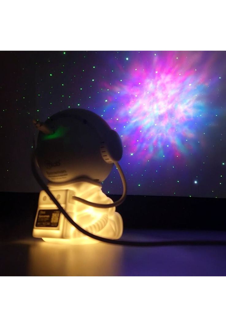 Proyector Multicolor LED Laser Spaceman Moon Galaxy & Nebular Mlab-4