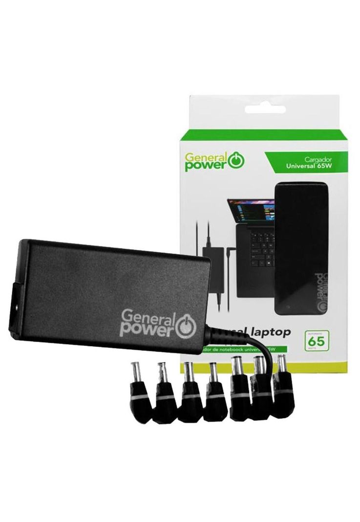 Cargador Universal General Power Salida 65w Slim Auto-1