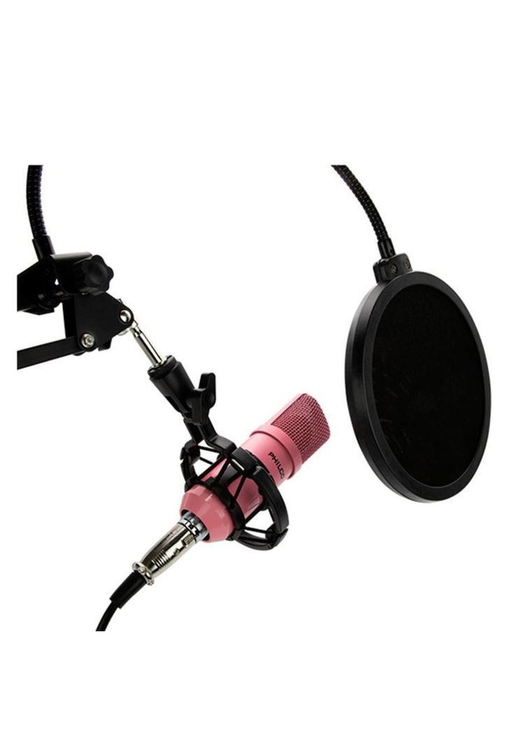 Kit Studio Micrófono C Soporte Pop Stand Philco-0