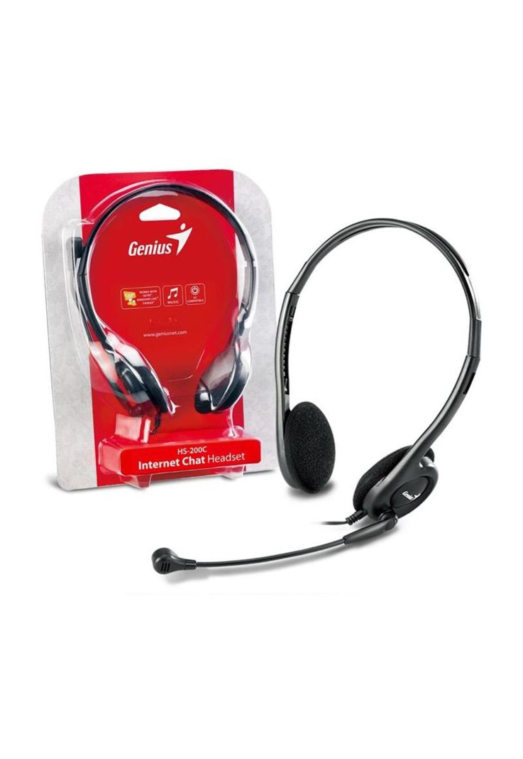 Audífono Multimedia Genius HS-200C Over-Ear-5