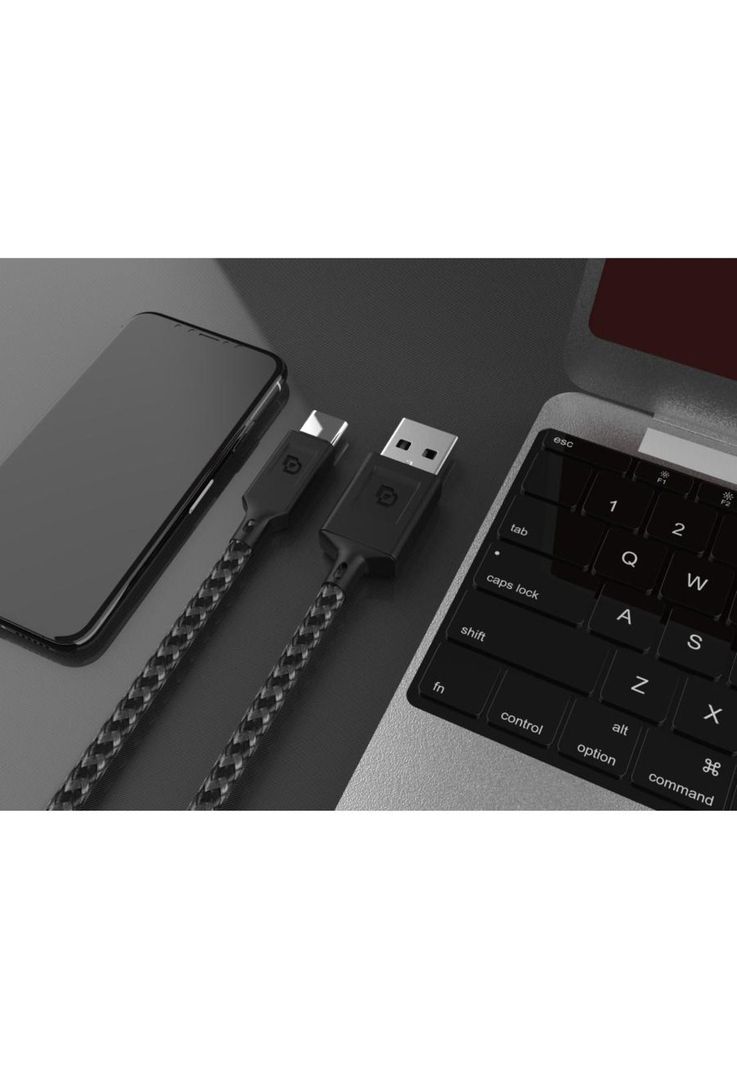 Cable USB-A a USB-C, USB 2.0, 1.2 Mt Rugged Dusted-3