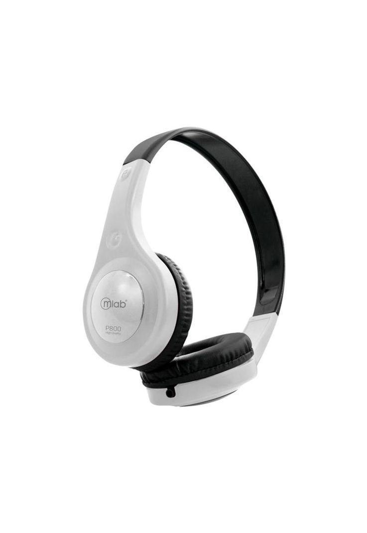 Audifonos Mlab P800 Headband Powerbass Jack 3.5mm Blanco-0