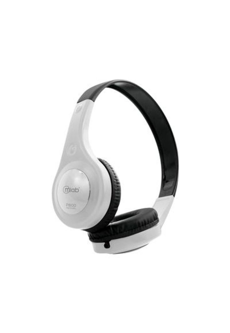 Audifonos Mlab P800 Headband Powerbass Jack 3.5mm Blanco-3