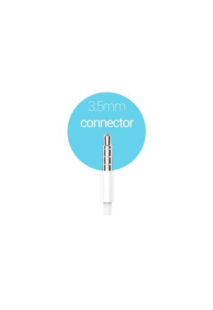 Audífonos Alámbricos In Ear Wired Blancos Mlab-3