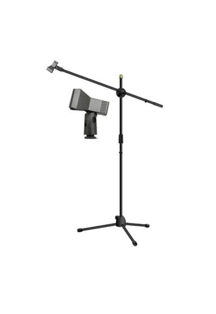 Atril para Micrófono Philco con Boom Metálico para 2 Micrófonos-1