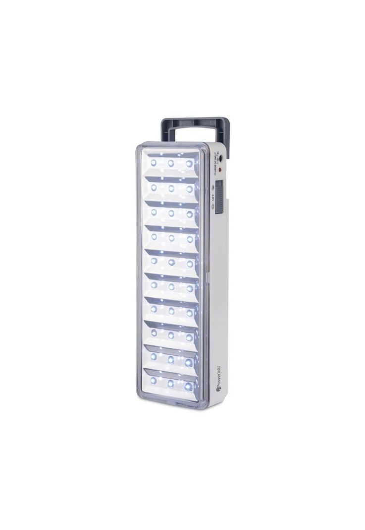 Lámpara De Emergencia Powerlab 7258 Led Con Batería Recargable 5w Blanco-0