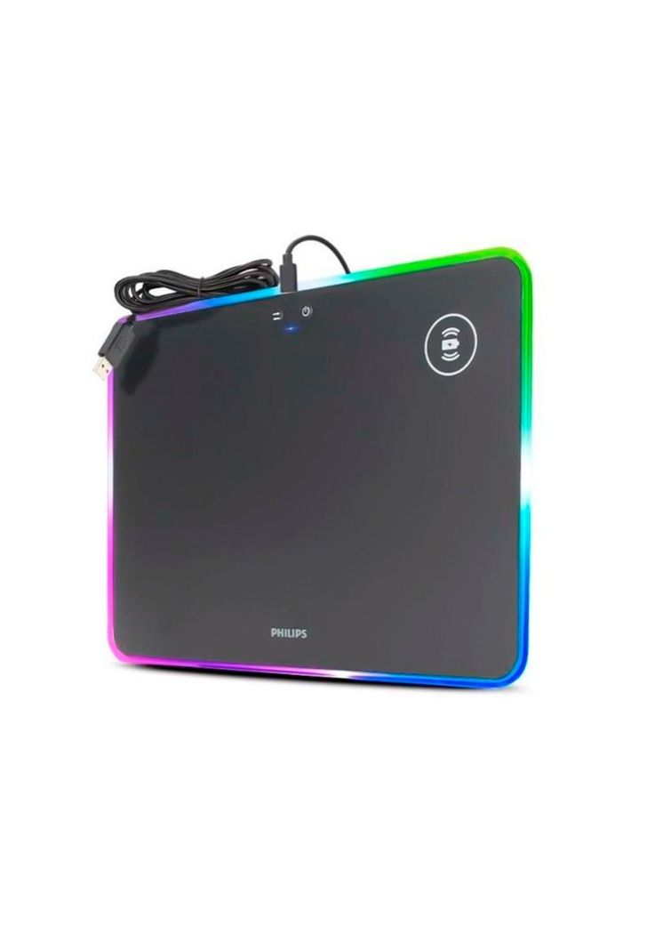 Mouse Pad Philips SLP7504 Luz RGB Antideslizante-1