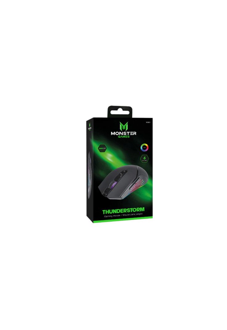 Mouse Gamer ThunderStorm Monster 6 Botones 6400 DPI-1