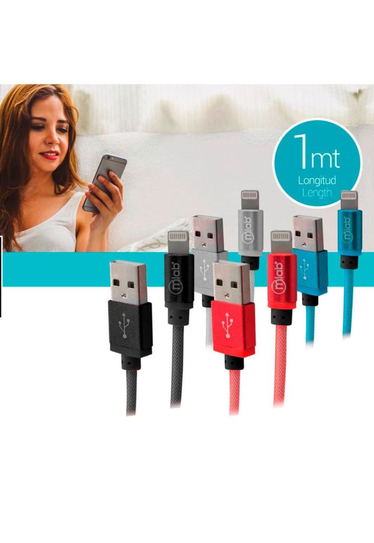 Cable Micro Usb Blindado Mlab-3