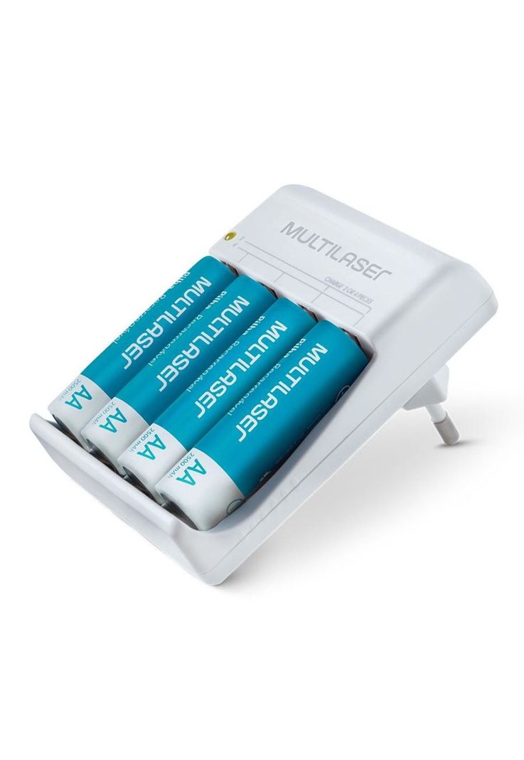 Cargador Pilas Aa/aaa 4-slot Multilaser Fx-0