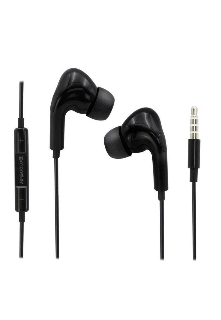 Audífonos con Cable Monster Audio M21WT, Manos Libres, Conector 3.5mm, Negro-0