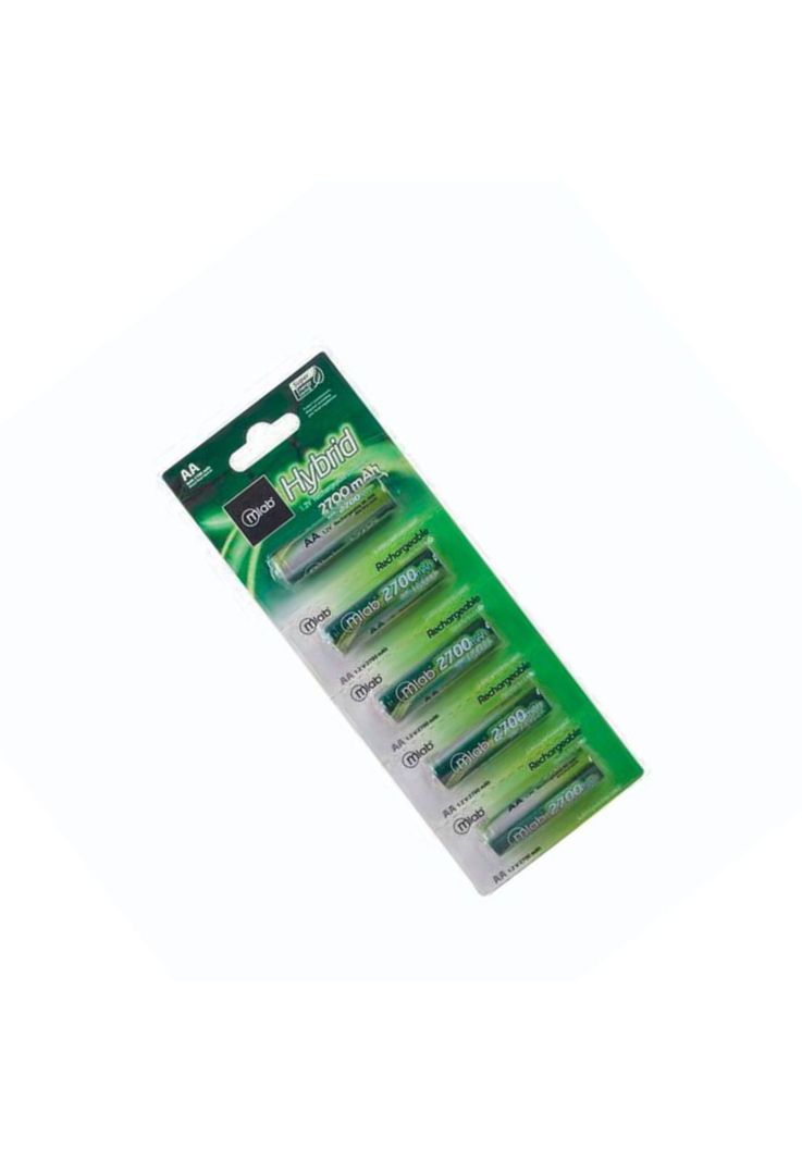Pilas AA Recargables Pack 5 Mlab 7911 Hibrid Rec 2.700mah-2