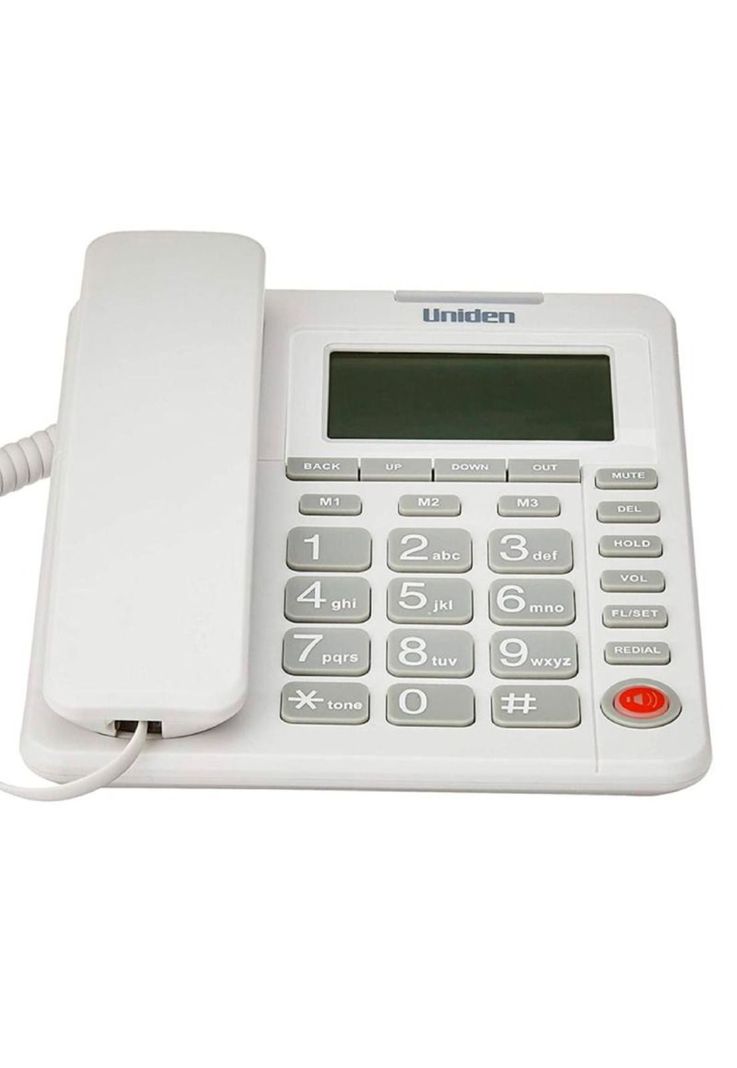 Teléfono M.libres C/id Uniden Blanco Fj-0