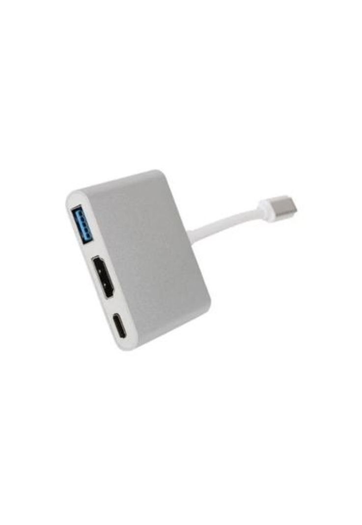 Cable Adaptador Tipo C A Usb  Hdmi  Tipo C Fx-1