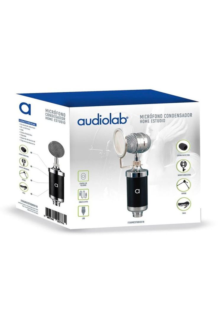 Microfono Audiolab Condensador Home Studio Fx-1