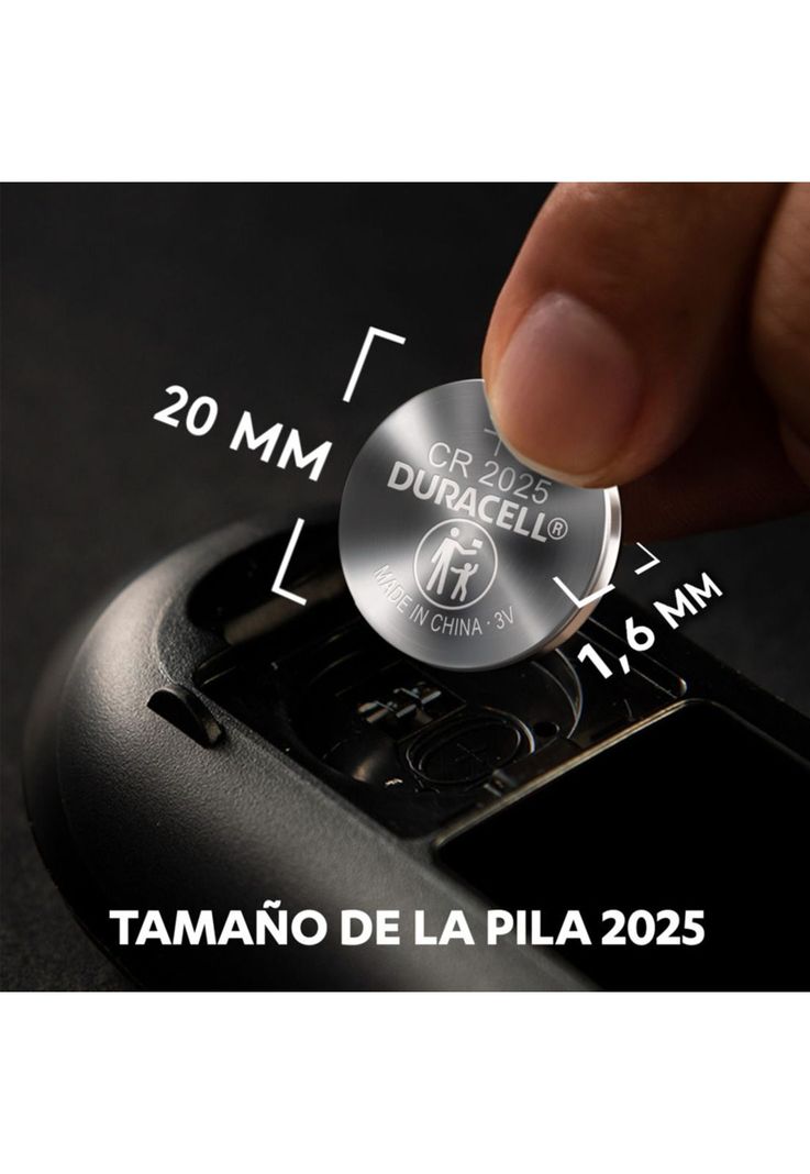 Pila Duracell Litio 2025 3v X1-3