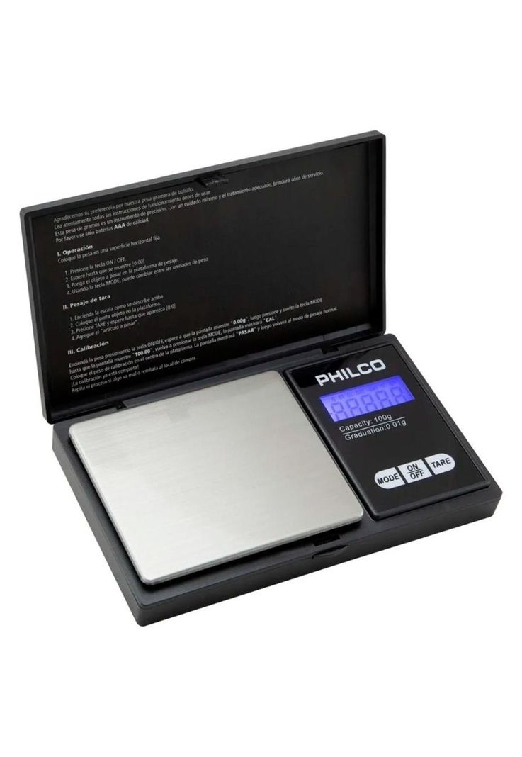 Pesa Gramera Digital Philco Desde 0.01 Gr 100 GR.-0