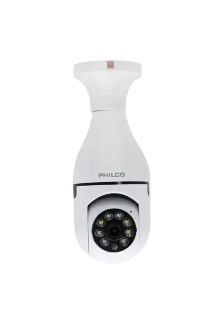 Cámara de Vigilancia Philco W9120, Wifi, Tipo Ampolleta, 2.0MP, Lente 3.6mm, Slot MicroSD-0