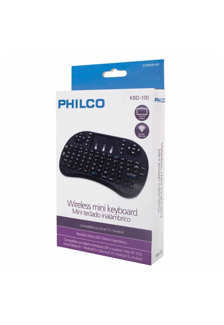 Teclado Philco inalámbrico Smart TV KDB-100-2