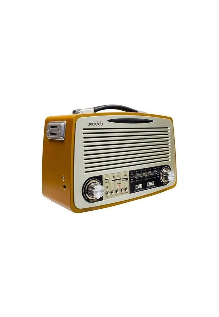 Radio Retro Bluetooth 01 Audiolab Color Marrón-2