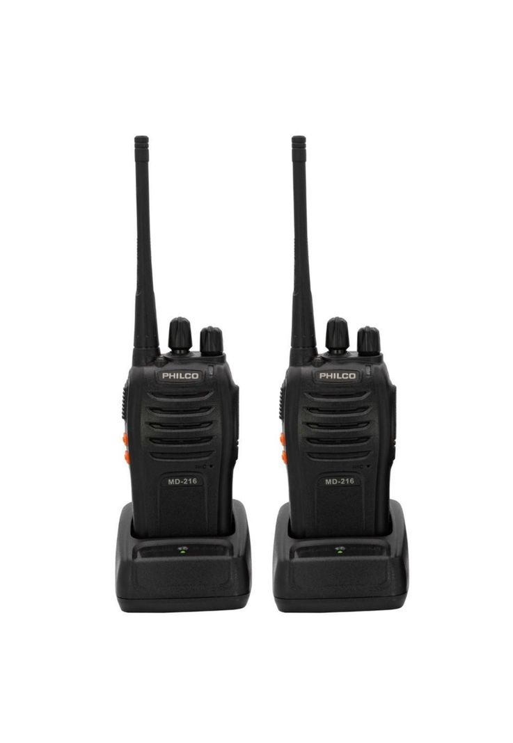 KIT PAR RADIOTRANSMISORES PORTATIL INCLUYE MANOS LIBRES PHILCO-0