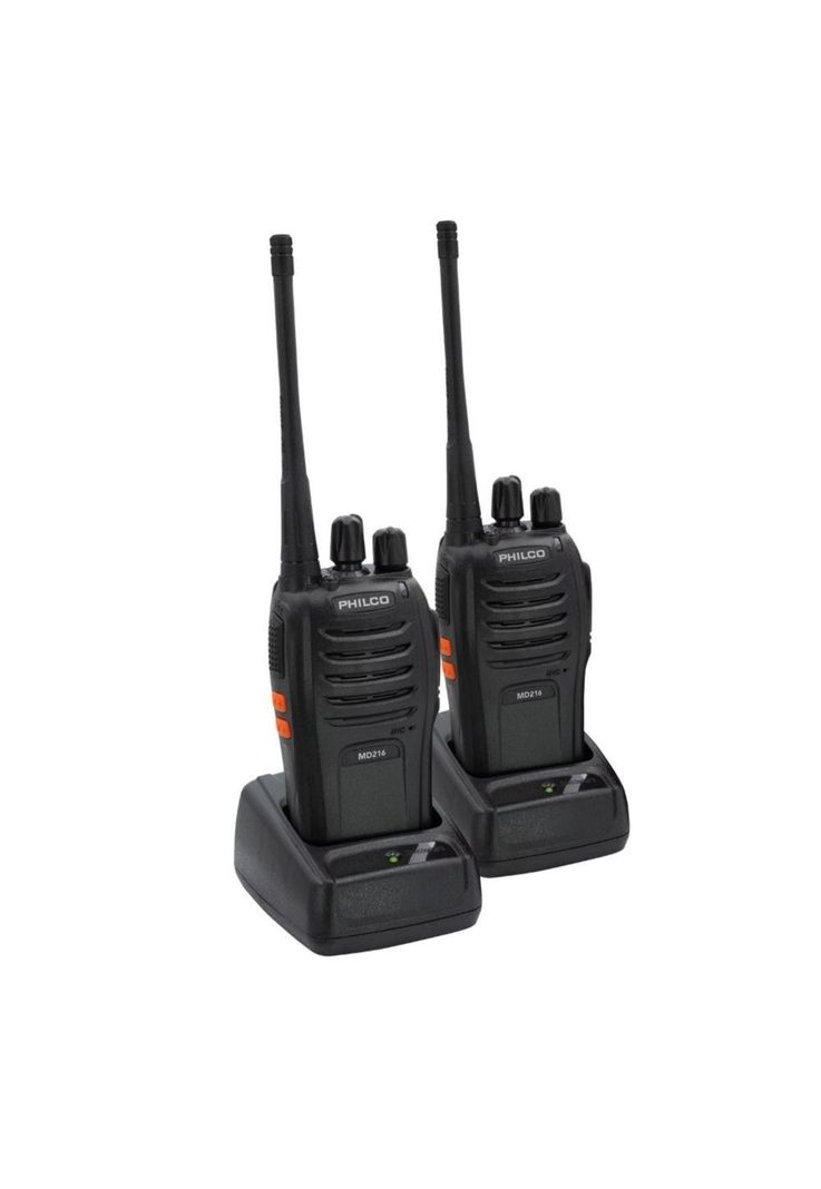 KIT PAR RADIOTRANSMISORES PORTATIL INCLUYE MANOS LIBRES PHILCO-2