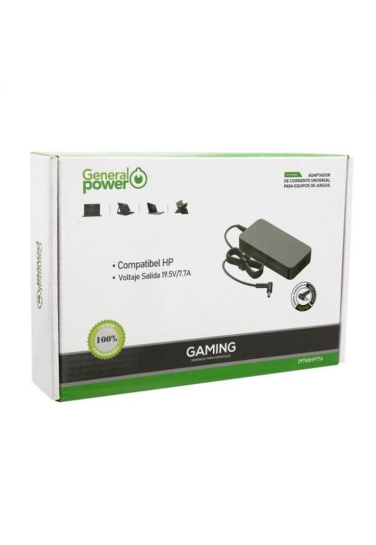 Cargador Para Notebook Gamer Compatible con Hp 19.5v 7.7a  General Power-3