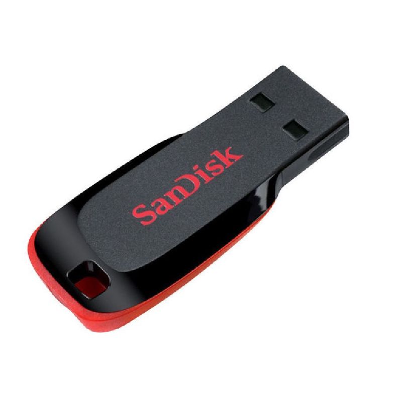 Pendrive 16GB / Sandisk USB 2.0 / Cruzer Blade / Negro-0