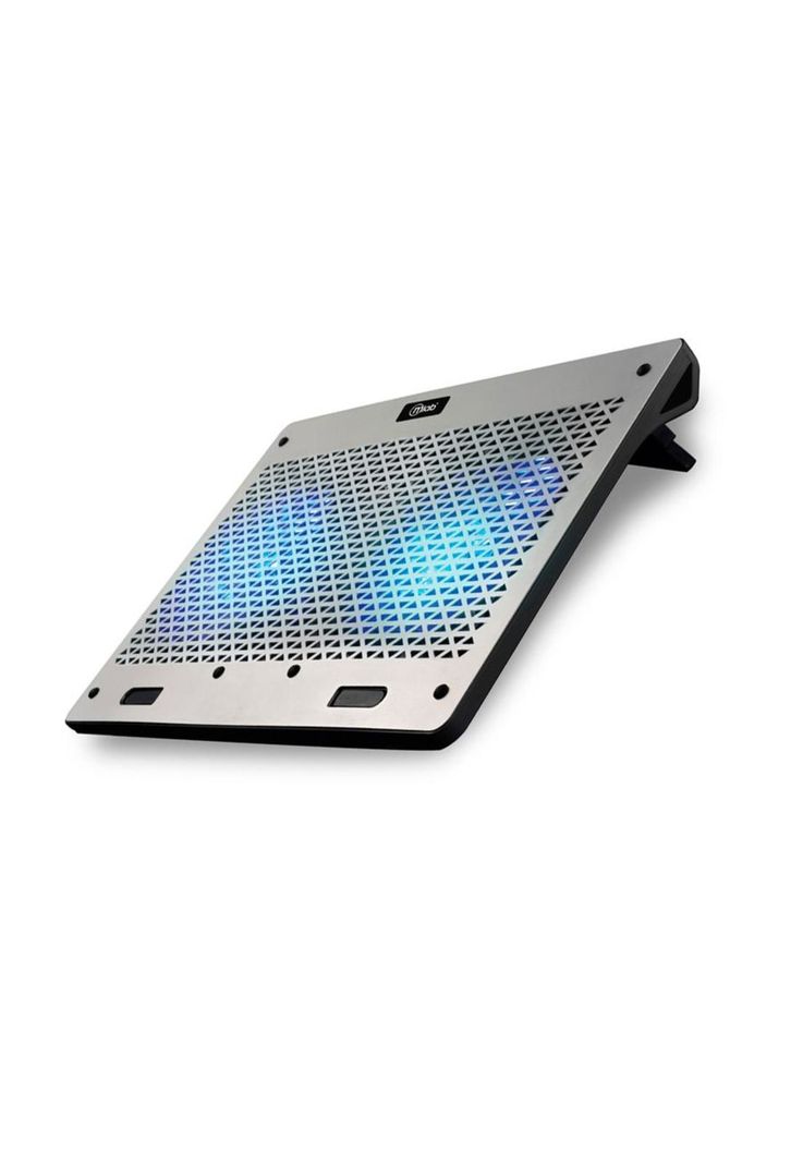 Base Ventilador Notebook Gamer Dos Fan 15,6'' Gris Mlab-1