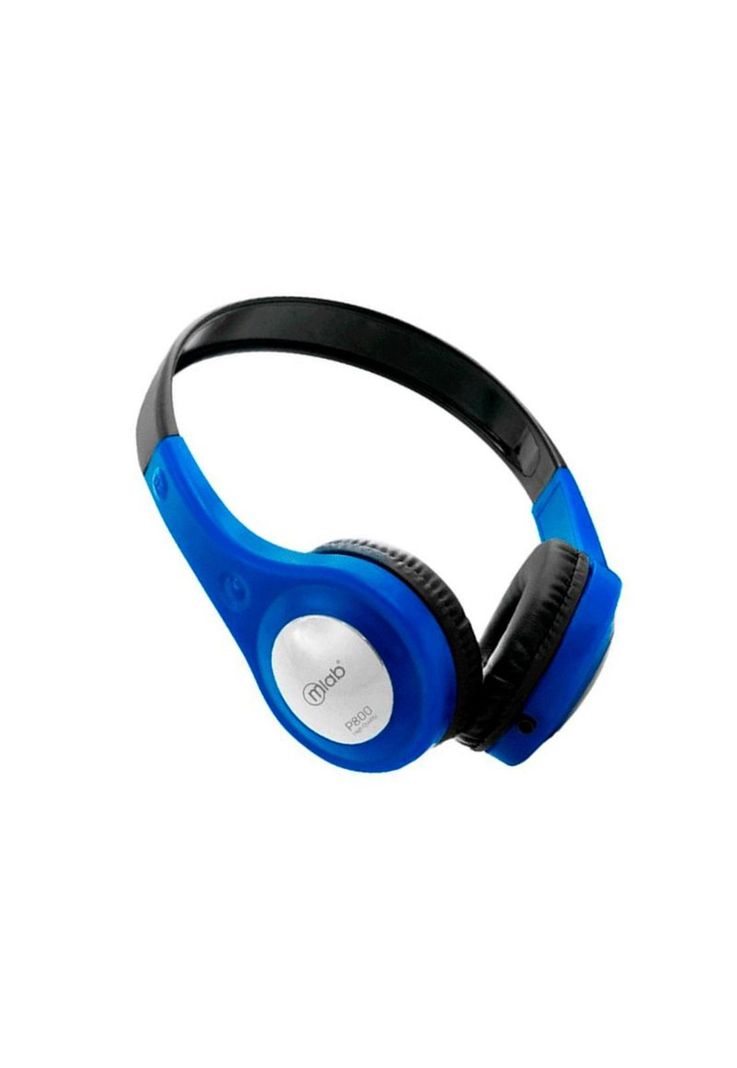 Audífono Alámbricos Headband P800 Azul Mlab-2