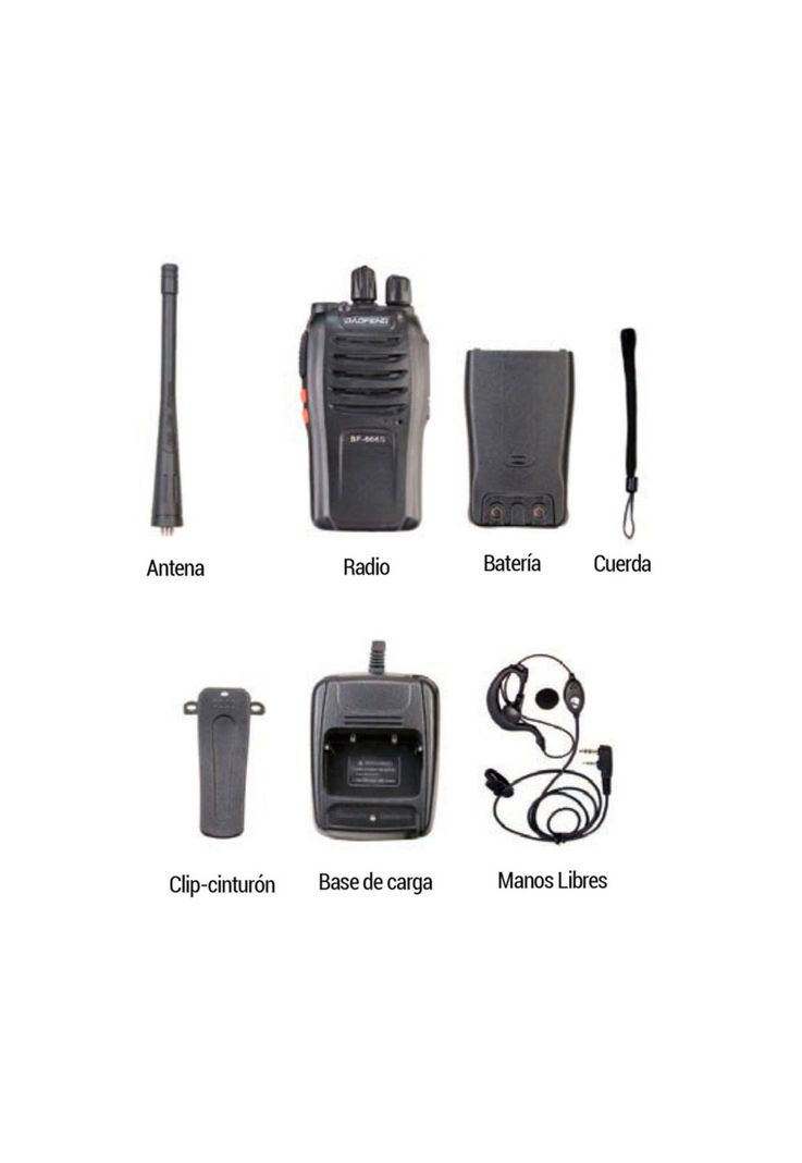 Intercomunicador Baofeng Vhf-Uhf Transceptor Bf666s-5