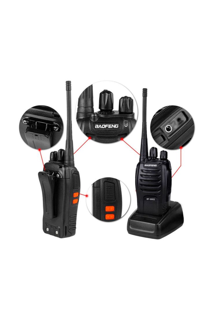 Intercomunicador Baofeng Vhf-Uhf Transceptor Bf666s-6